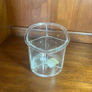 Acrylic make up brush holder